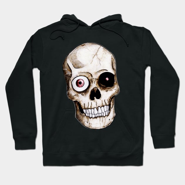 Skull 02 Hoodie by VintageGrim